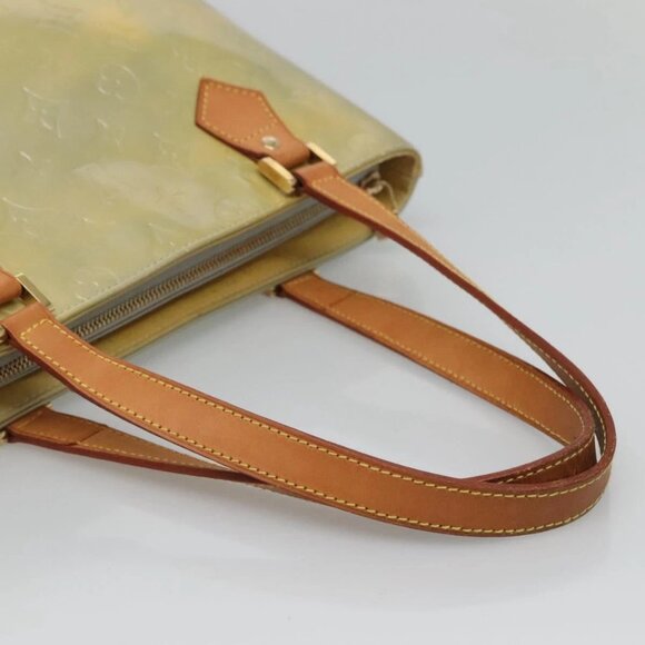 LOUIS VUITTON Monogram Vernis Houston Hand Bag Gris M91053 LV Auth hk2535 - Picture 9 of 15